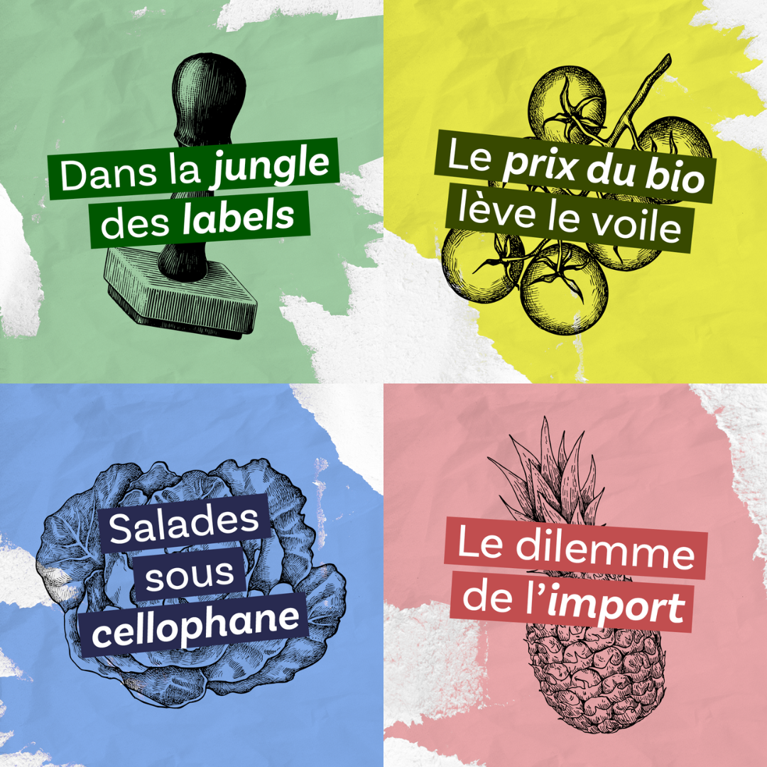 4 premiers épisodes de Le ver(t) dans l'assiette